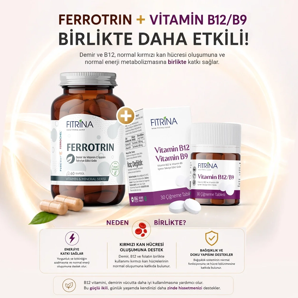 FITRİNA FERROTRIN 60 KAPSÜL