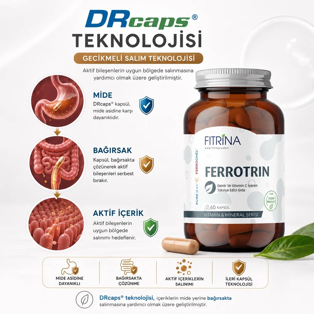 FITRİNA FERROTRIN 60 KAPSÜL