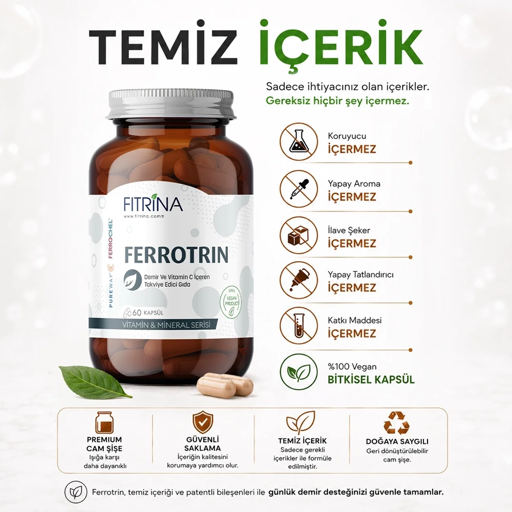 FITRİNA FERROTRIN 60 KAPSÜL