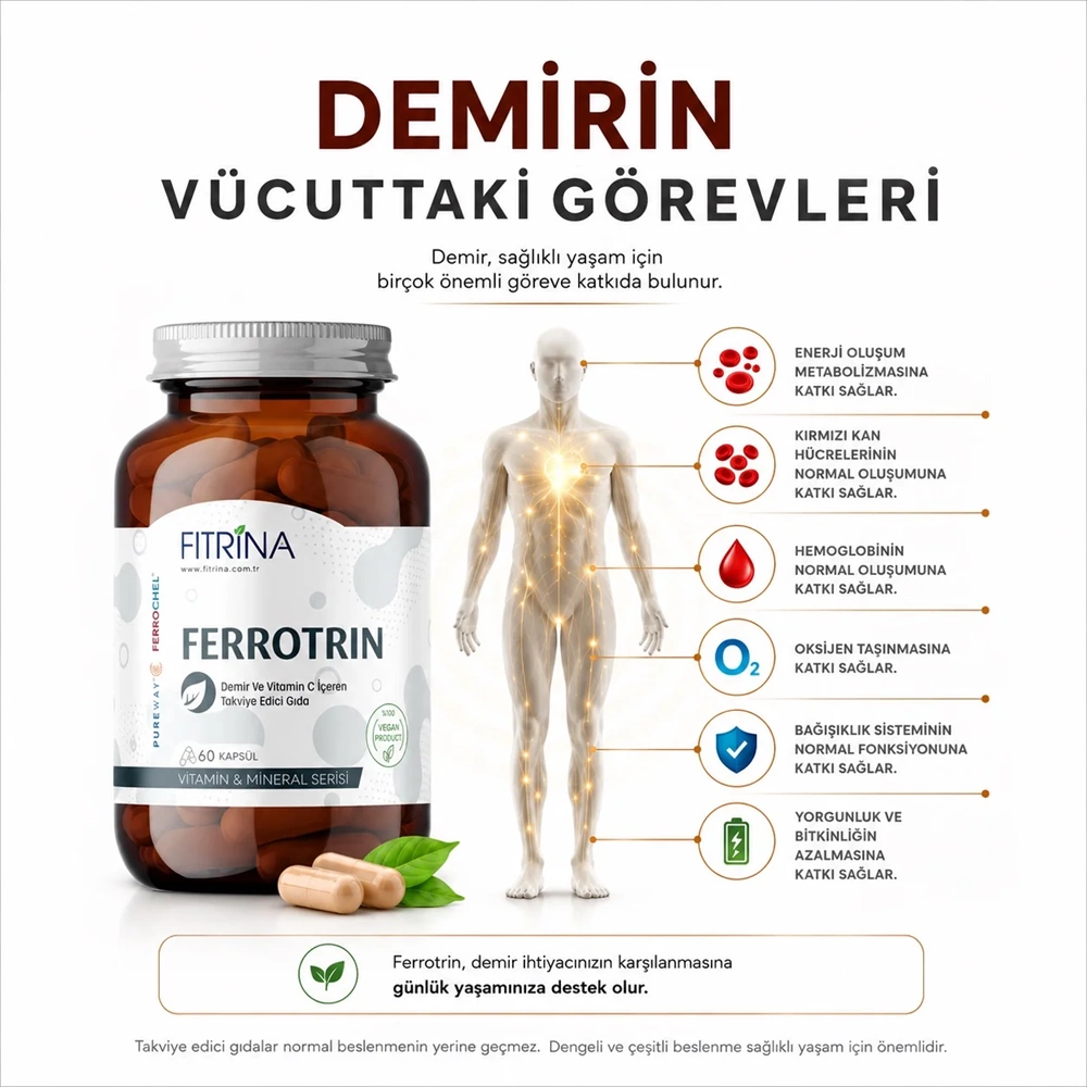 FITRİNA FERROTRIN 60 KAPSÜL