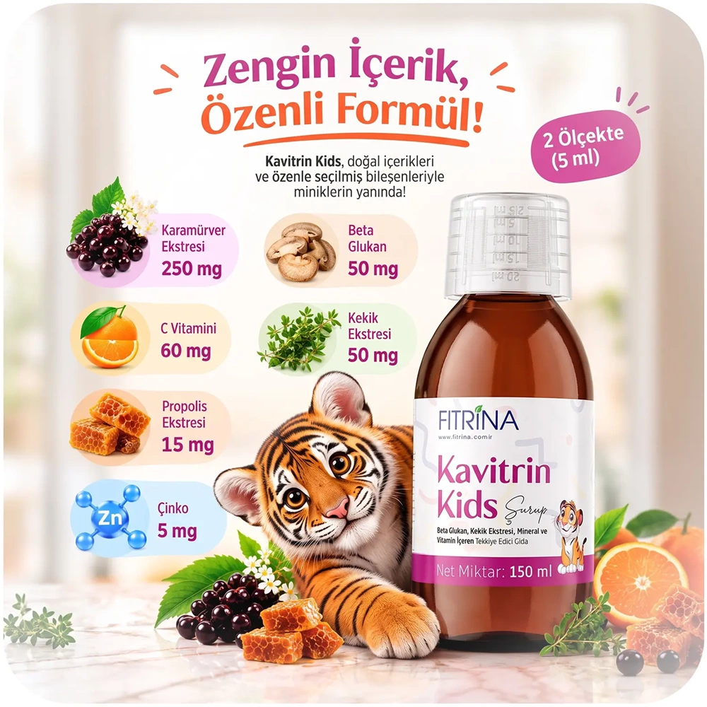FITRİNA KAVITRIN KİDS ŞURUP 150 ML