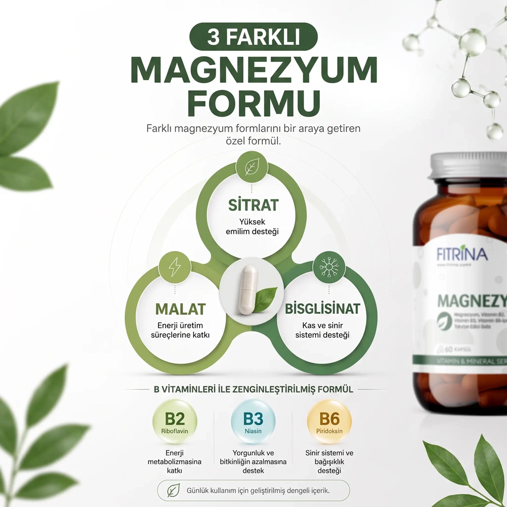 FITRİNA MAGNEZYUM 60 KAPSÜL