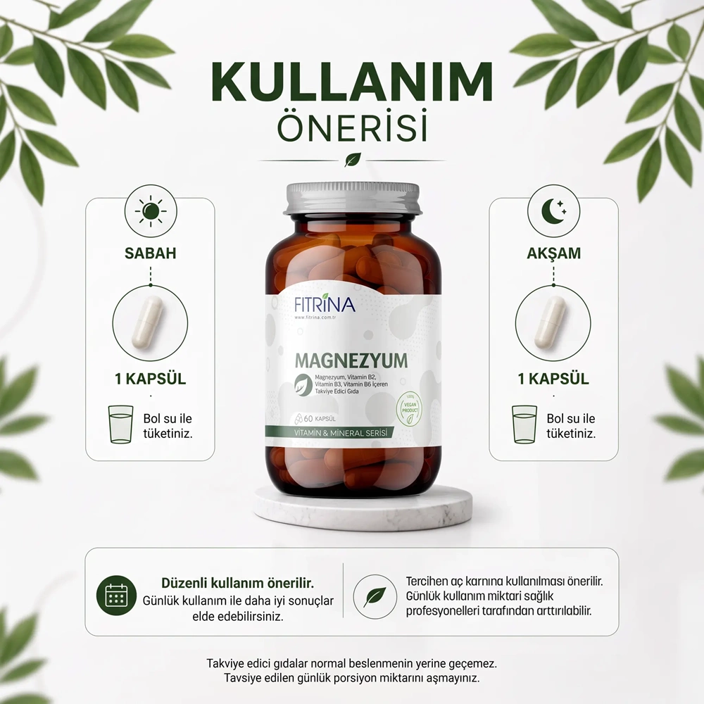 FITRİNA MAGNEZYUM 60 KAPSÜL