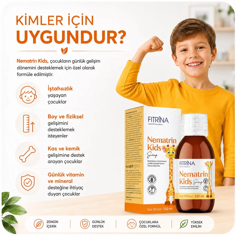 FITRİNA NEMATRIN KİDS ŞURUP 150 ML