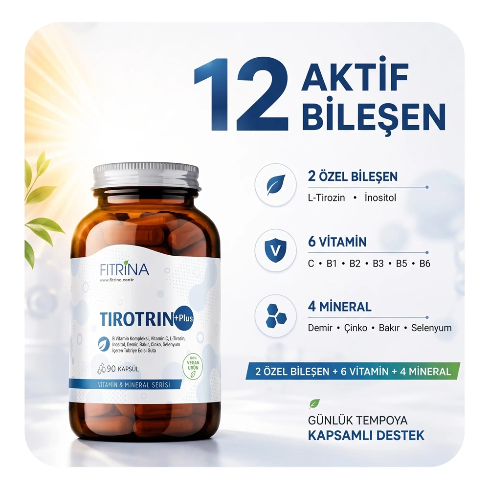 FITRİNA TIROTRIN PLUS 90 KAPSÜL