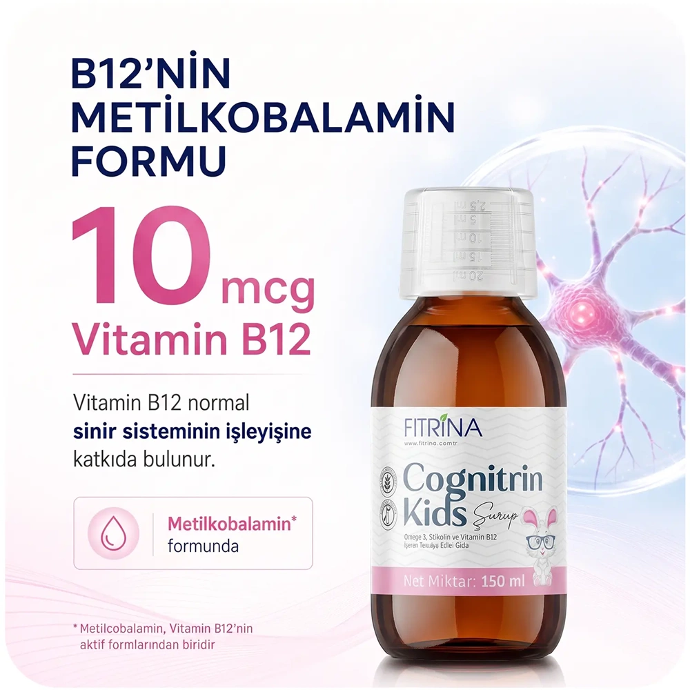 FITRİNA COGNITRIN KİDS ŞURUP 150 ML