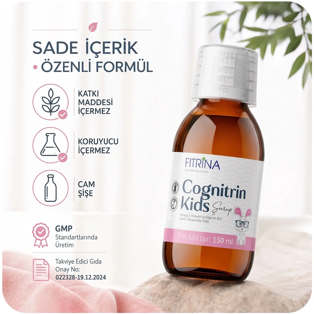 FITRİNA COGNITRIN KİDS ŞURUP 150 ML