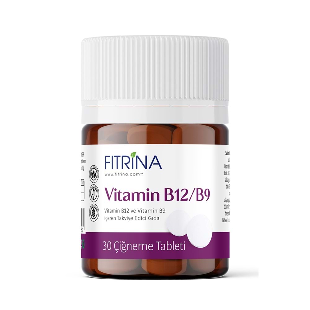 FITRİNA B12 & B9 FOLİK ASİT 30 TABLET