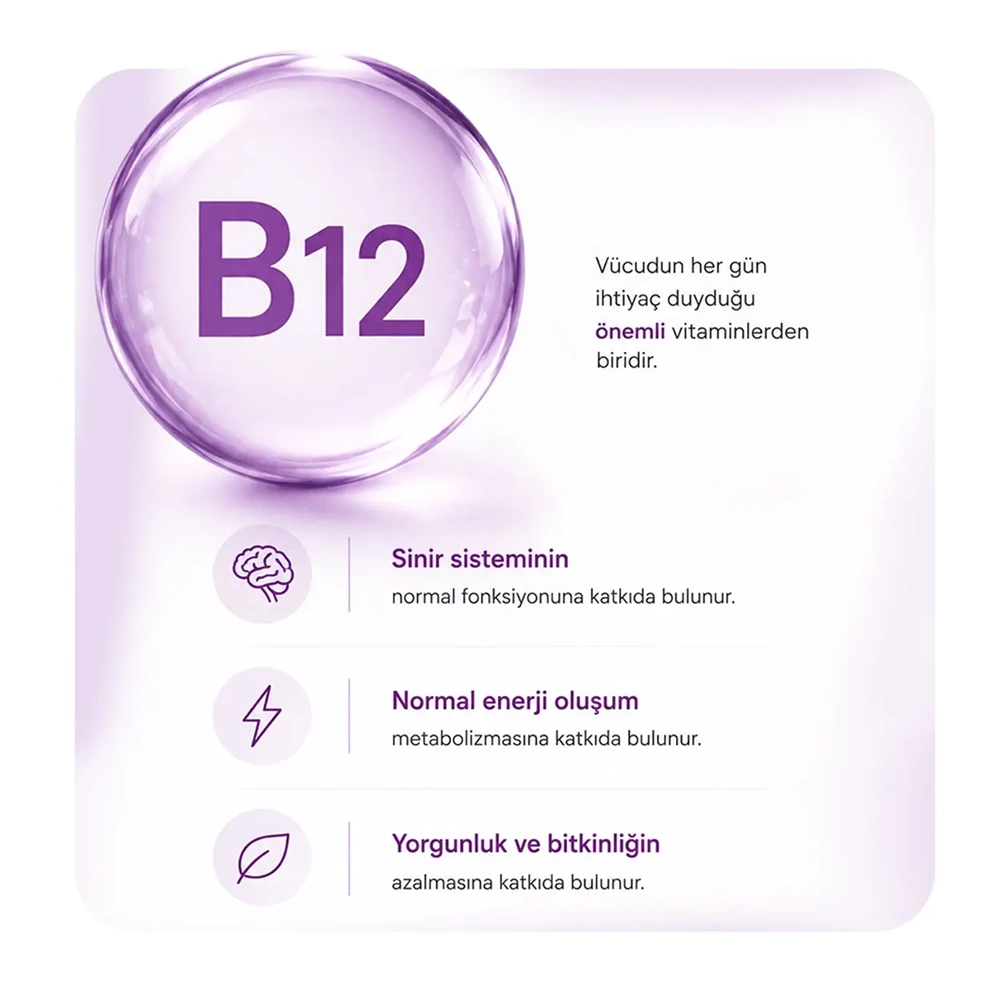FITRİNA B12 & B9 FOLİK ASİT 30 TABLET
