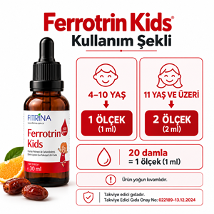 FITRİNA FERROTRIN KİDS 30 ML DAMLA