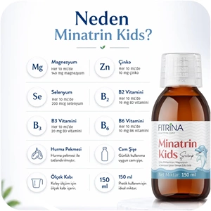 FITRİNA MINATRIN KİDS ŞURUP 150 ML