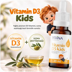 FITRİNA VİTAMİN D3 KİDS DAMLA 20 ML