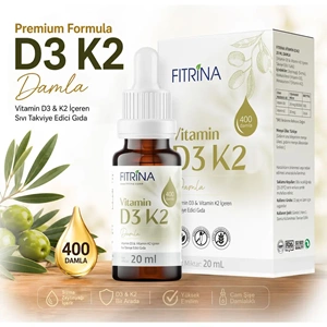 FITRİNA VİTAMİN D3K2 DAMLA 20 ML