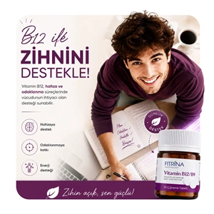 FITRİNA B12 & B9 FOLİK ASİT 30 TABLET
