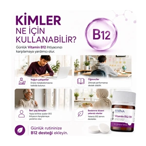 FITRİNA B12 & B9 FOLİK ASİT 30 TABLET