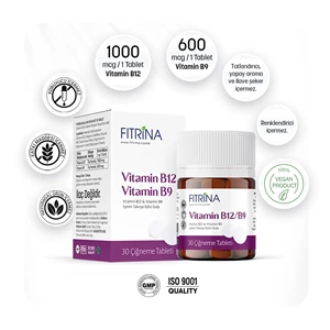 FITRİNA B12 & B9 FOLİK ASİT 30 TABLET