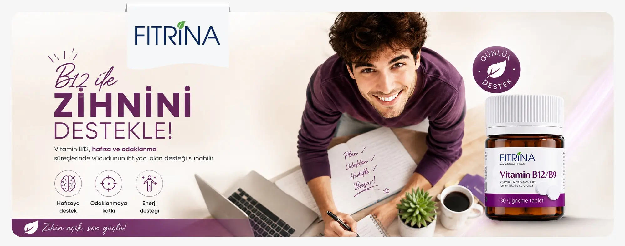 FITRİNA B12 Vitamini 30 Çiğneme Tableti