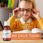 Cognitrin Kids 150 mL Omega 3 Sitikolin ve Vitamin B12 Takviyesi - FITRİNA - Görsel 2