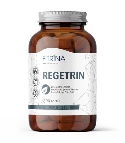 Doğal Karaciğer ve Sindirim Desteği için Regetrin Bitkisel Kapsül Takviye Edici Gıda