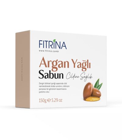 Fıtrina Argan Yağlı Sabun – Doğal ve Bitkisel İçerikli El Yapımı Sabun