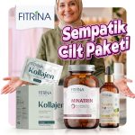 Fıtrina Kolajen Seti Cilt Saç Tırnak Bakım Paketi Biotin Çinko Vitamin İçeren 3'lü Set Susam Yağı Destek Paketi - Görsel 2